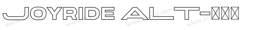 Joyride ALT字体转换 Joyride ALT字体转换